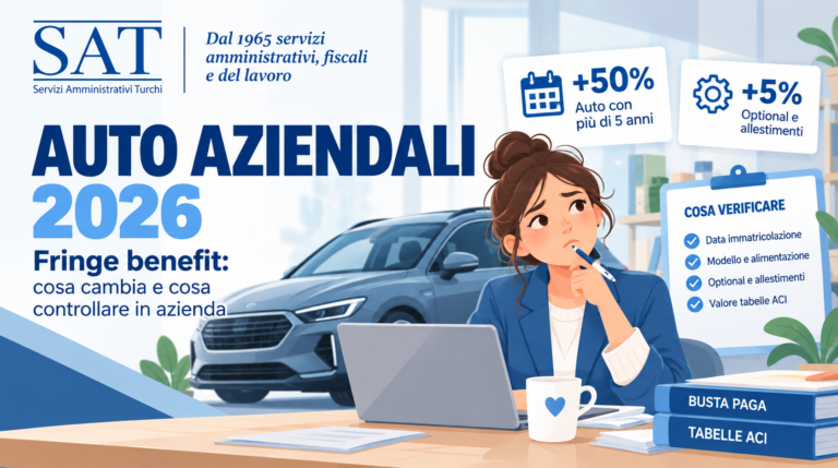 fringe benefit auto consulente del lavoro